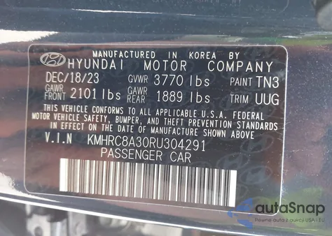 2024 Hyundai Venue Limited from USA, damaged, VIN KMHRC8A30RU304291
